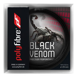 Tenisové Struny Polyfibre Black Venom 12,2m schwarz